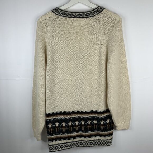 Peruvian One Size Alpaca Wool Cardigan Sweater Collection Button Front Women’s - Picture 6 of 7